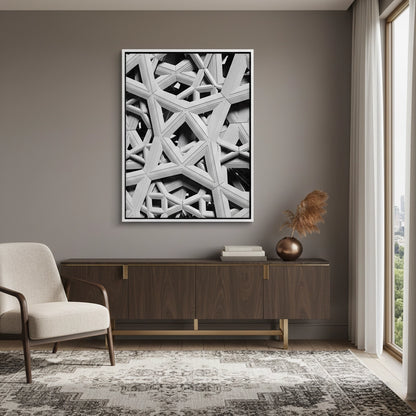 The Modern Mashrabiya - Canvas