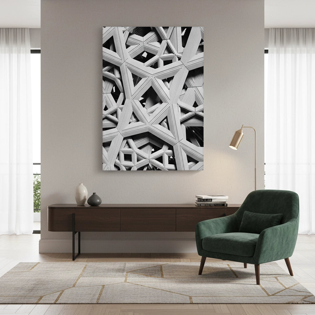 The Modern Mashrabiya - Canvas