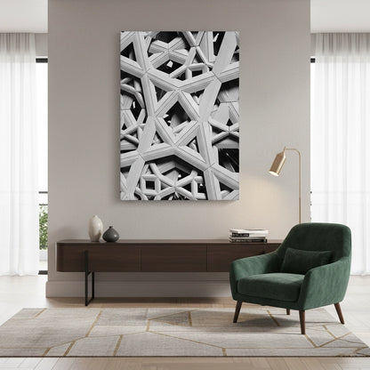 The Modern Mashrabiya - Canvas