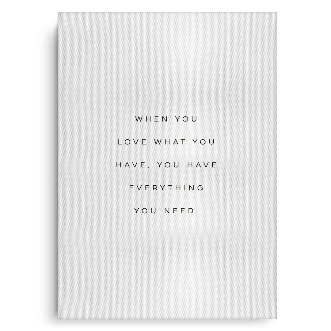 2Gratitude Quote - Canvas