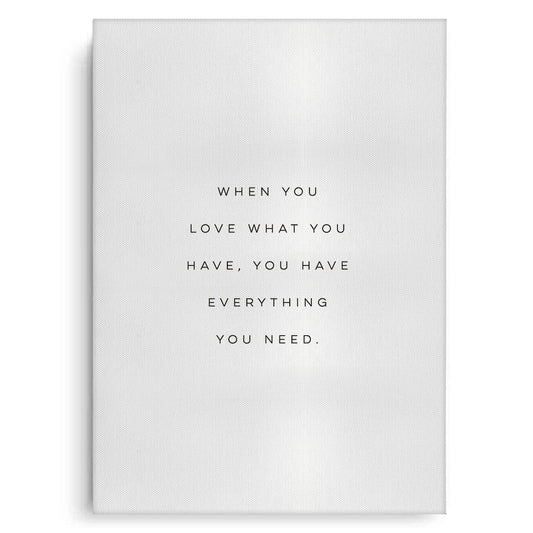 Gratitude Quote - Canvas