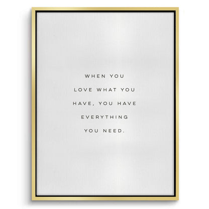 Gratitude Quote - Canvas