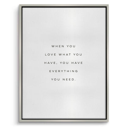 Gratitude Quote - Canvas