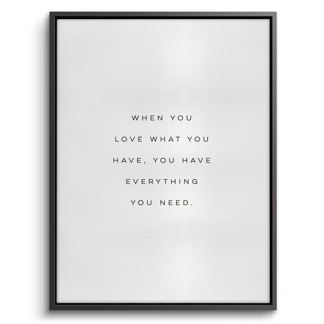 2Gratitude Quote - Canvas