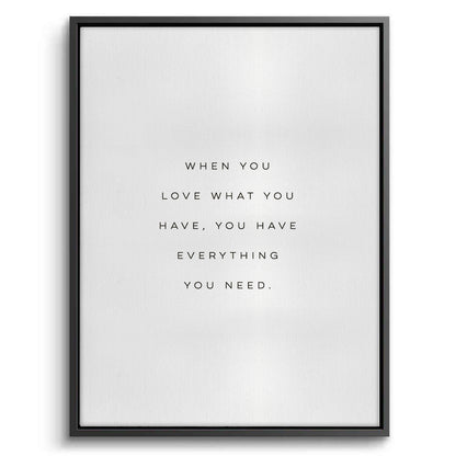 Gratitude Quote - Canvas