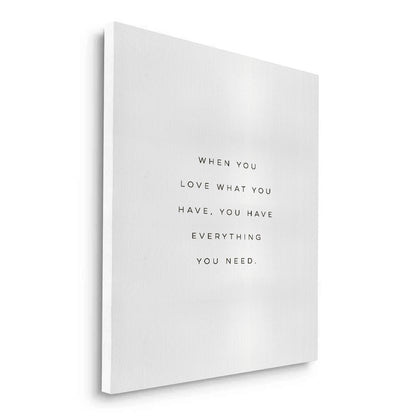 Gratitude Quote - Canvas