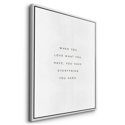 Gratitude Quote - Canvas