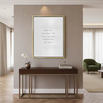 Gratitude Quote - Canvas