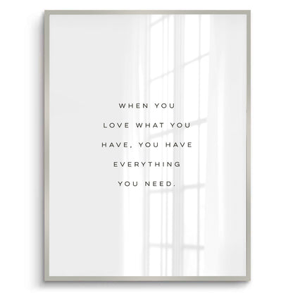 Gratitude Quote - Fine Art