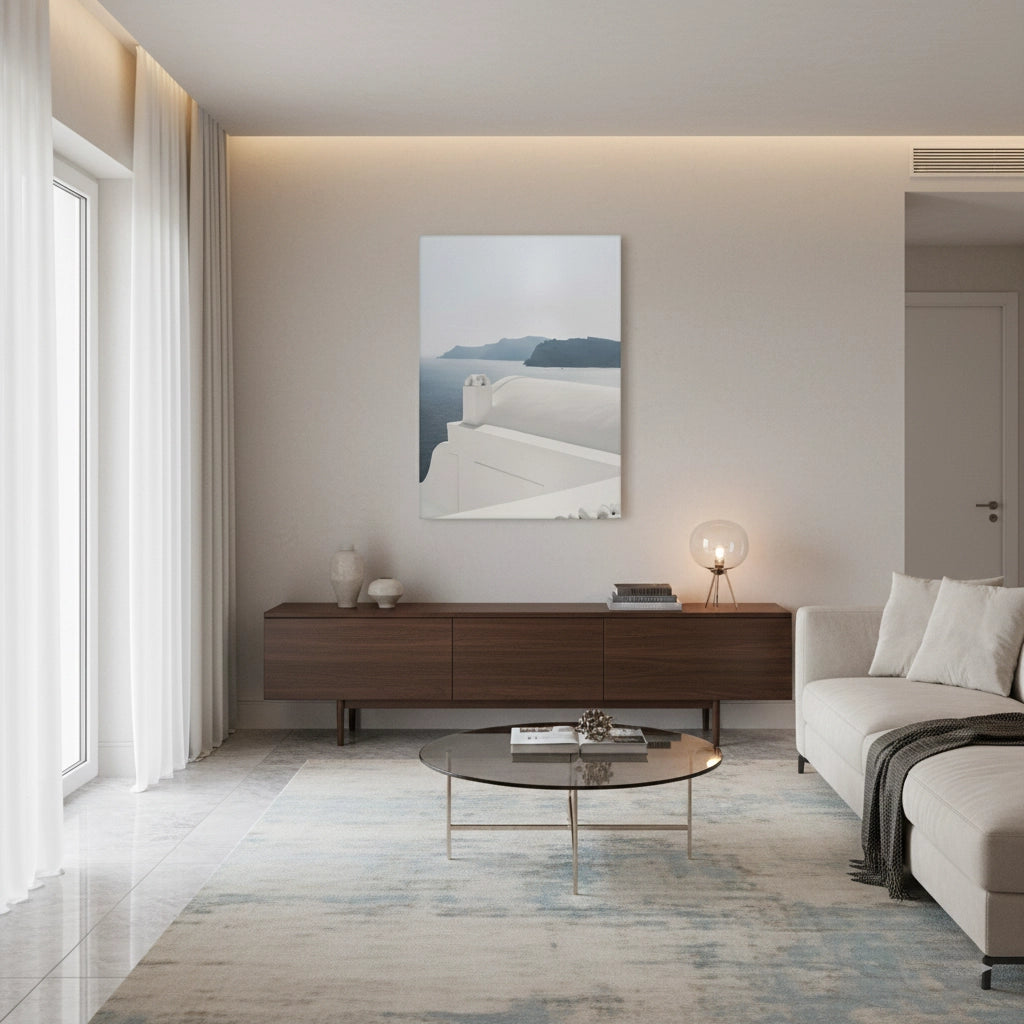 Greek Island Coastal - Canvas