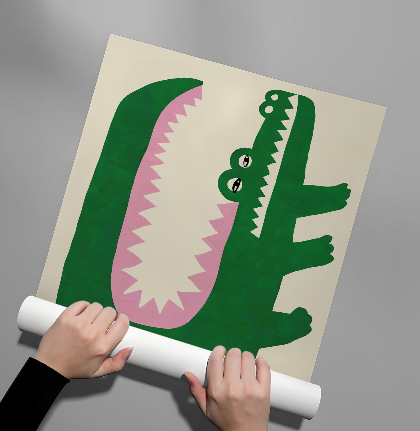 2Green Crocodile - Poster