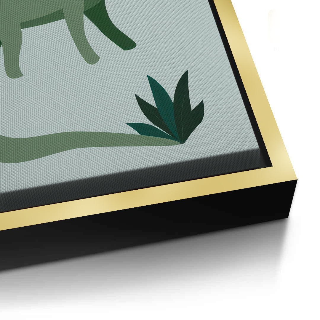2Green Dinosaur - Canvas