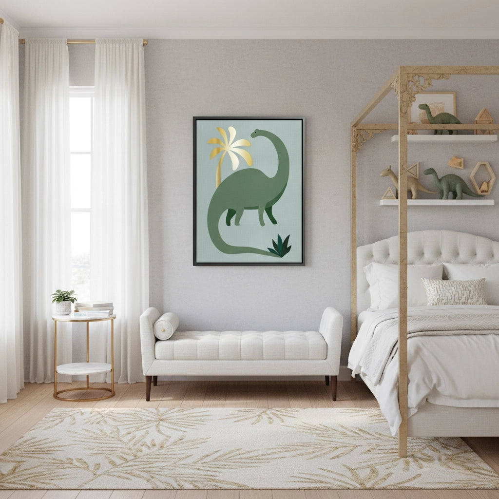 2Green Dinosaur - Canvas