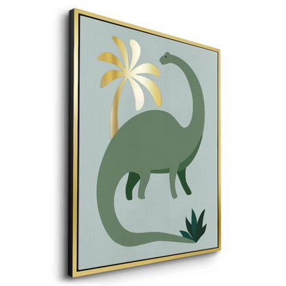 Green Dinosaur - Canvas