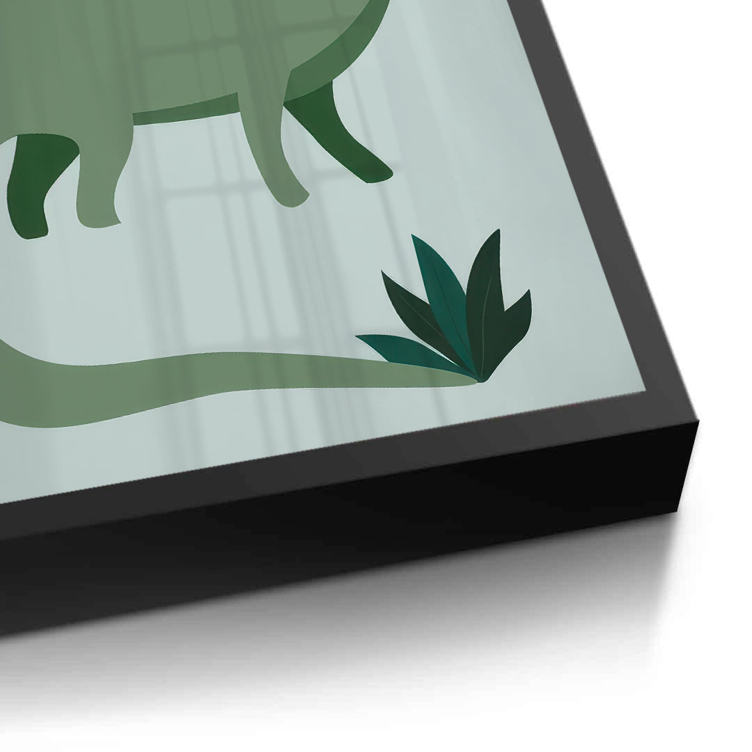 2Green Dinosaur - Fine Art