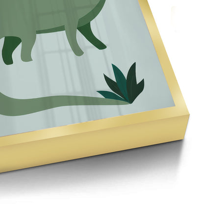 Green Dinosaur - Fine Art