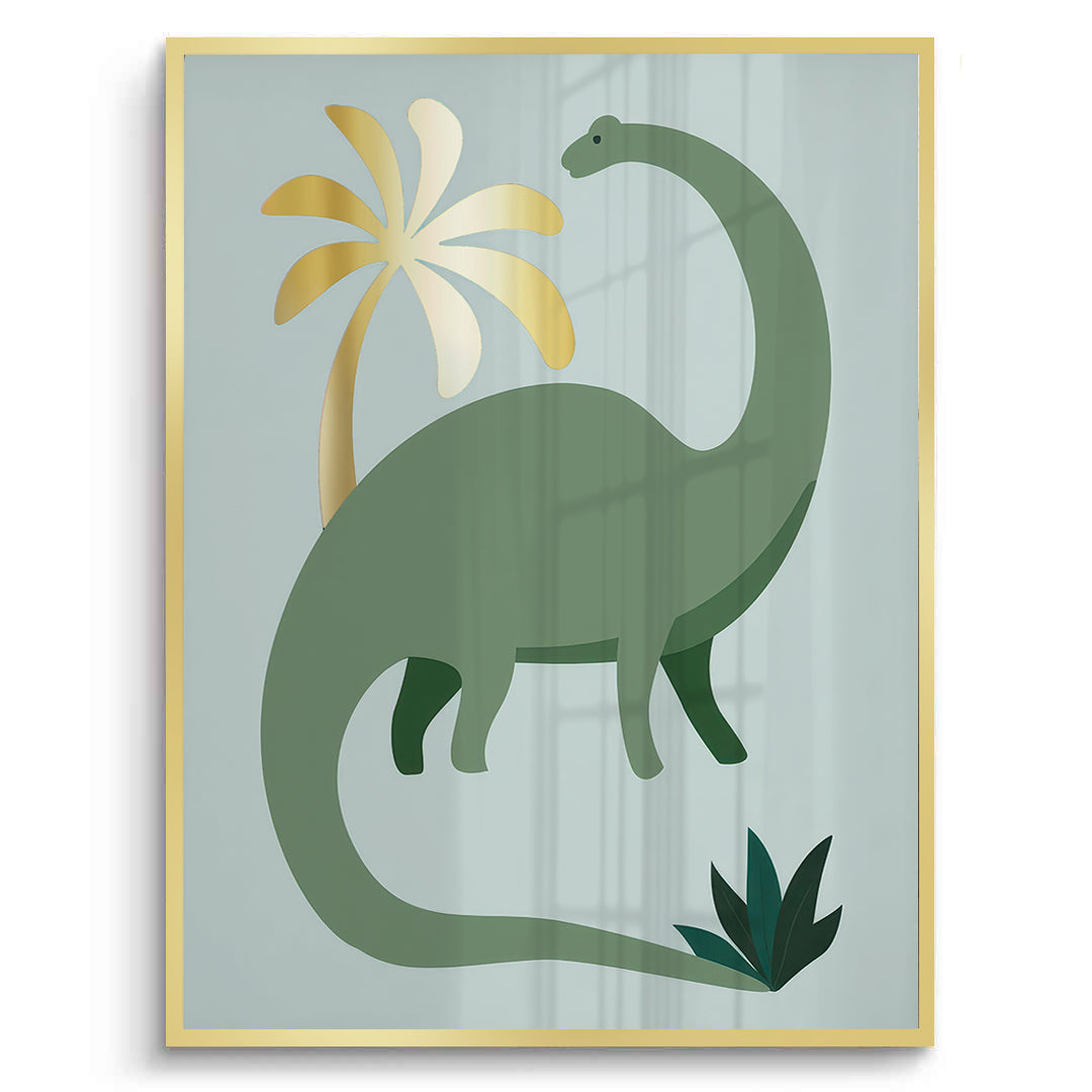 2Green Dinosaur - Fine Art