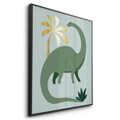 Green Dinosaur - Fine Art