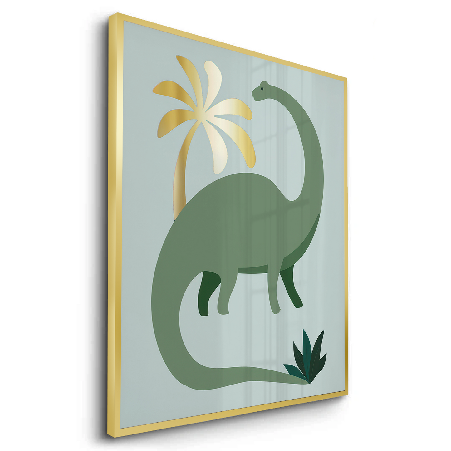 2Green Dinosaur - Fine Art