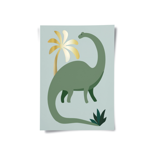 Green Dinosaur - Poster