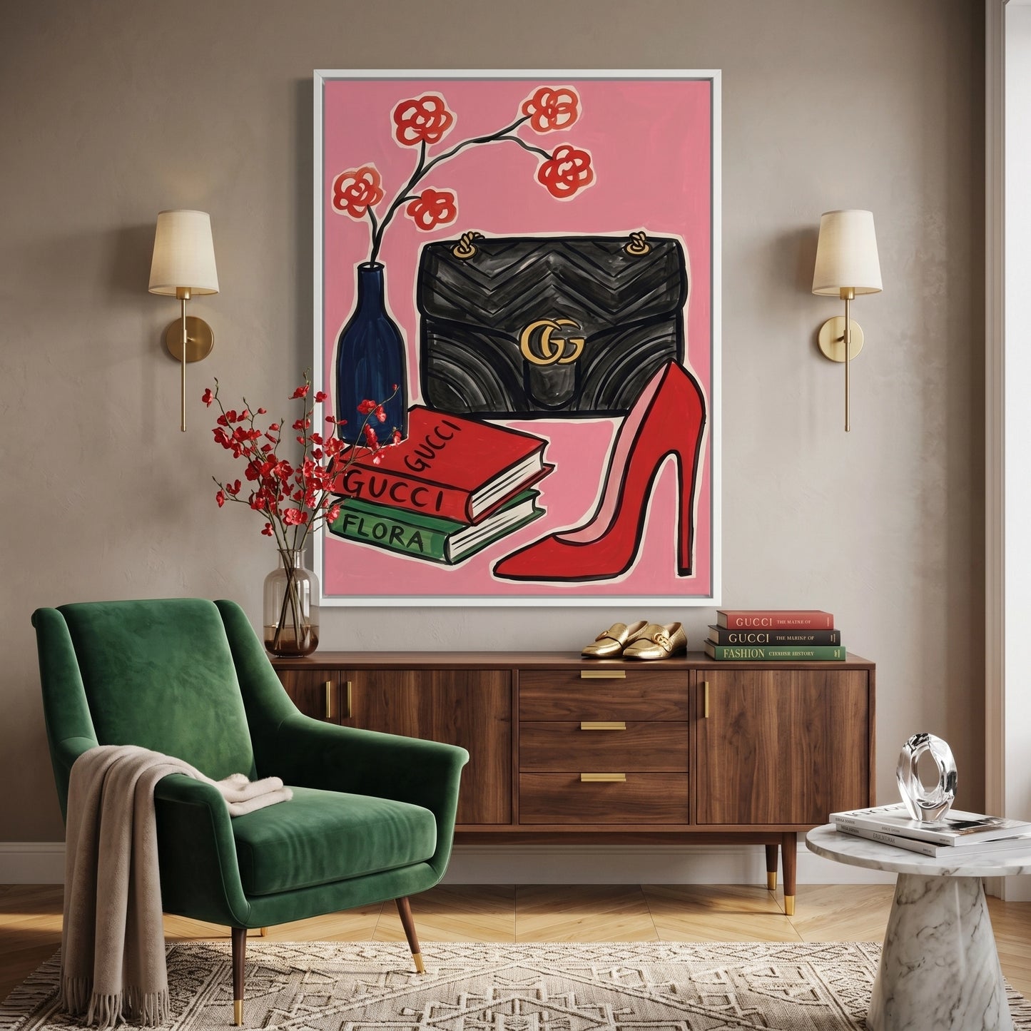 2Gucci Still Life - Canvas