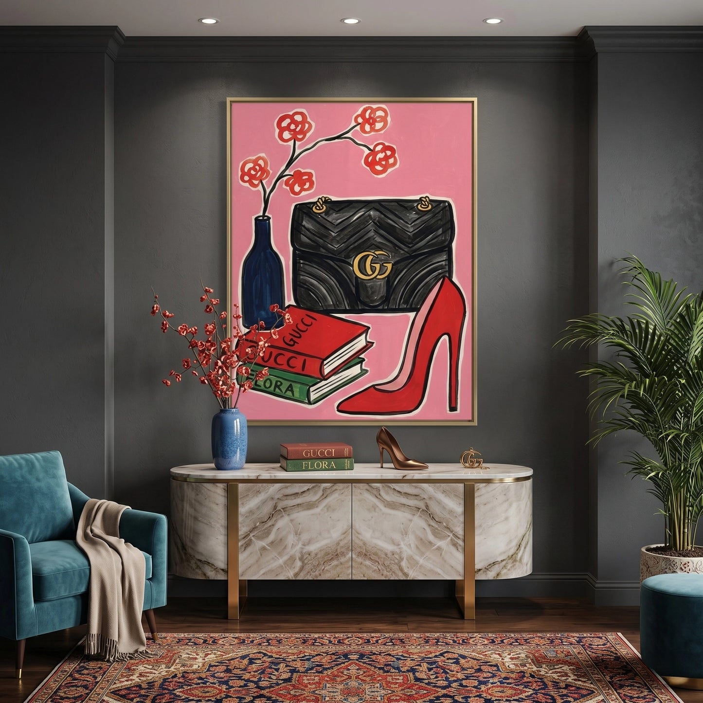 2Gucci Still Life - Fine Art
