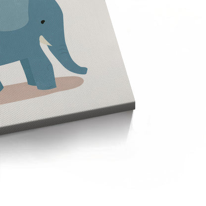 HEY Elephant and Bird - Canvas