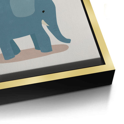 HEY Elephant and Bird - Canvas