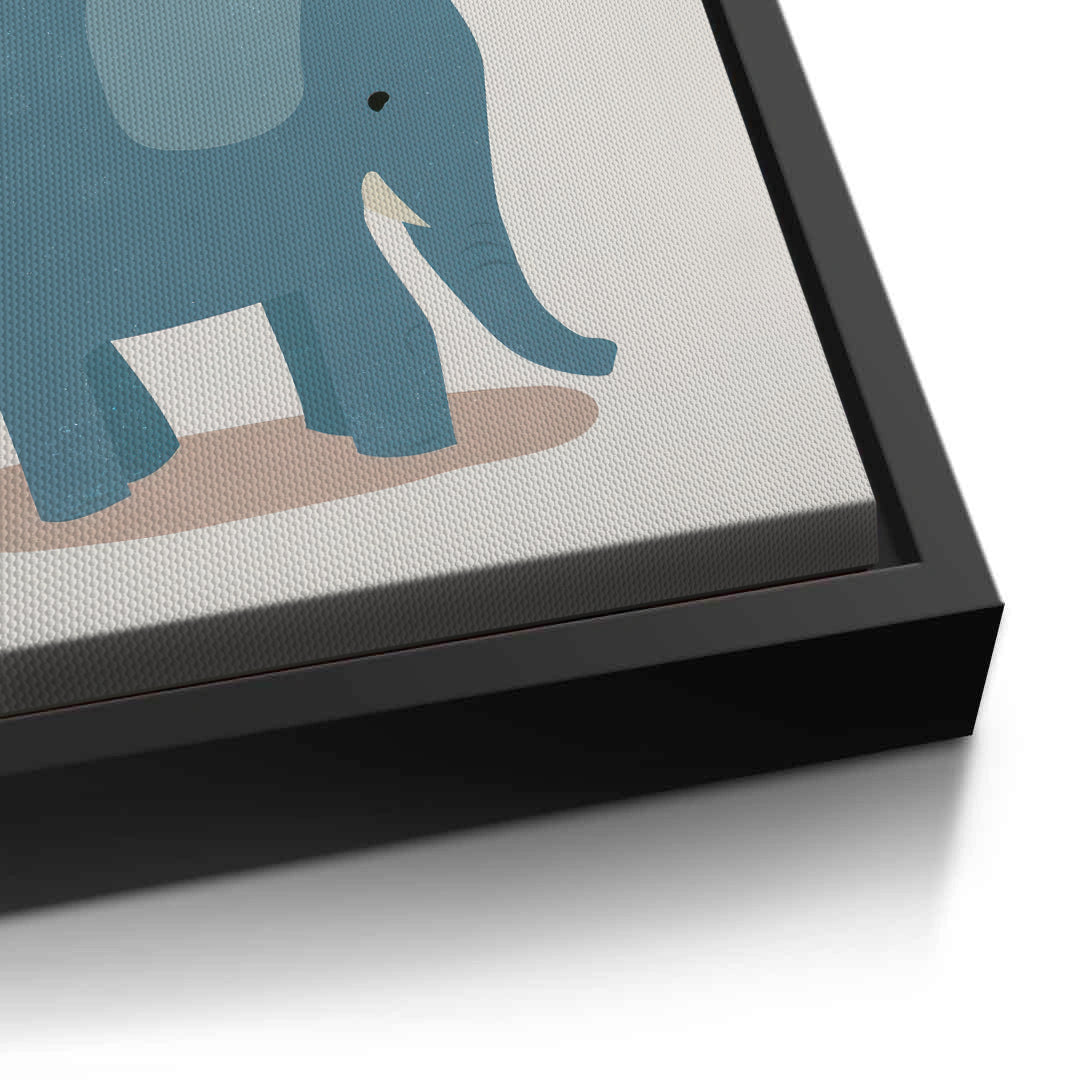 2HEY Elephant and Bird - Canvas