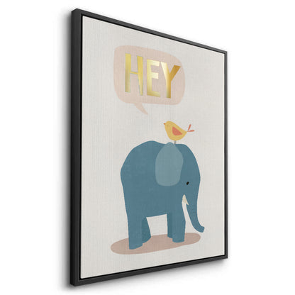 HEY Elephant and Bird - Canvas