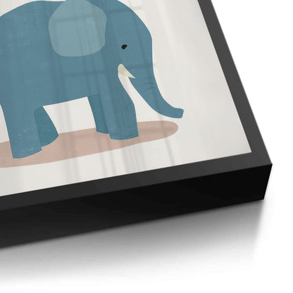 HEY Elephant and Bird - Fine Art