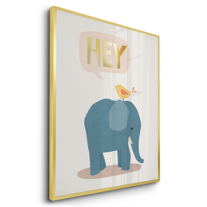 HEY Elephant and Bird - Fine Art