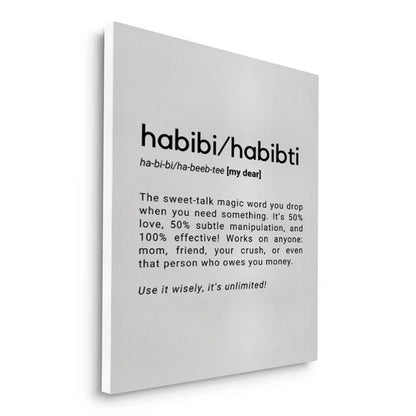 Habibi Habibti - Canvas