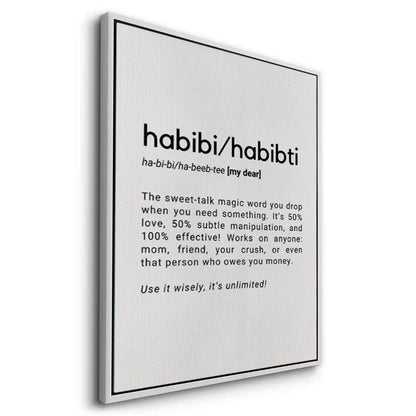 Habibi Habibti - Canvas
