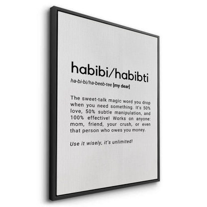 Habibi Habibti - Canvas