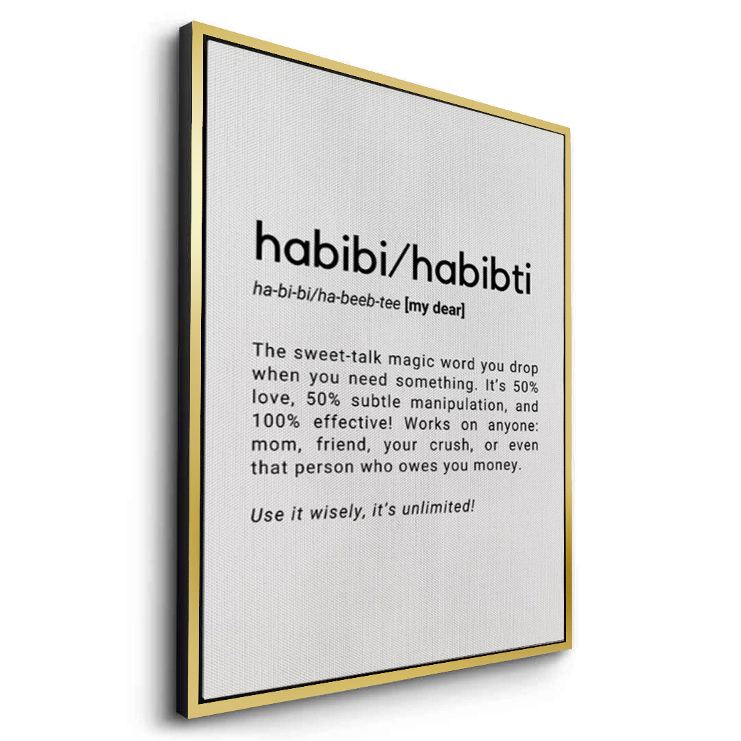 2Habibi Habibti - Canvas