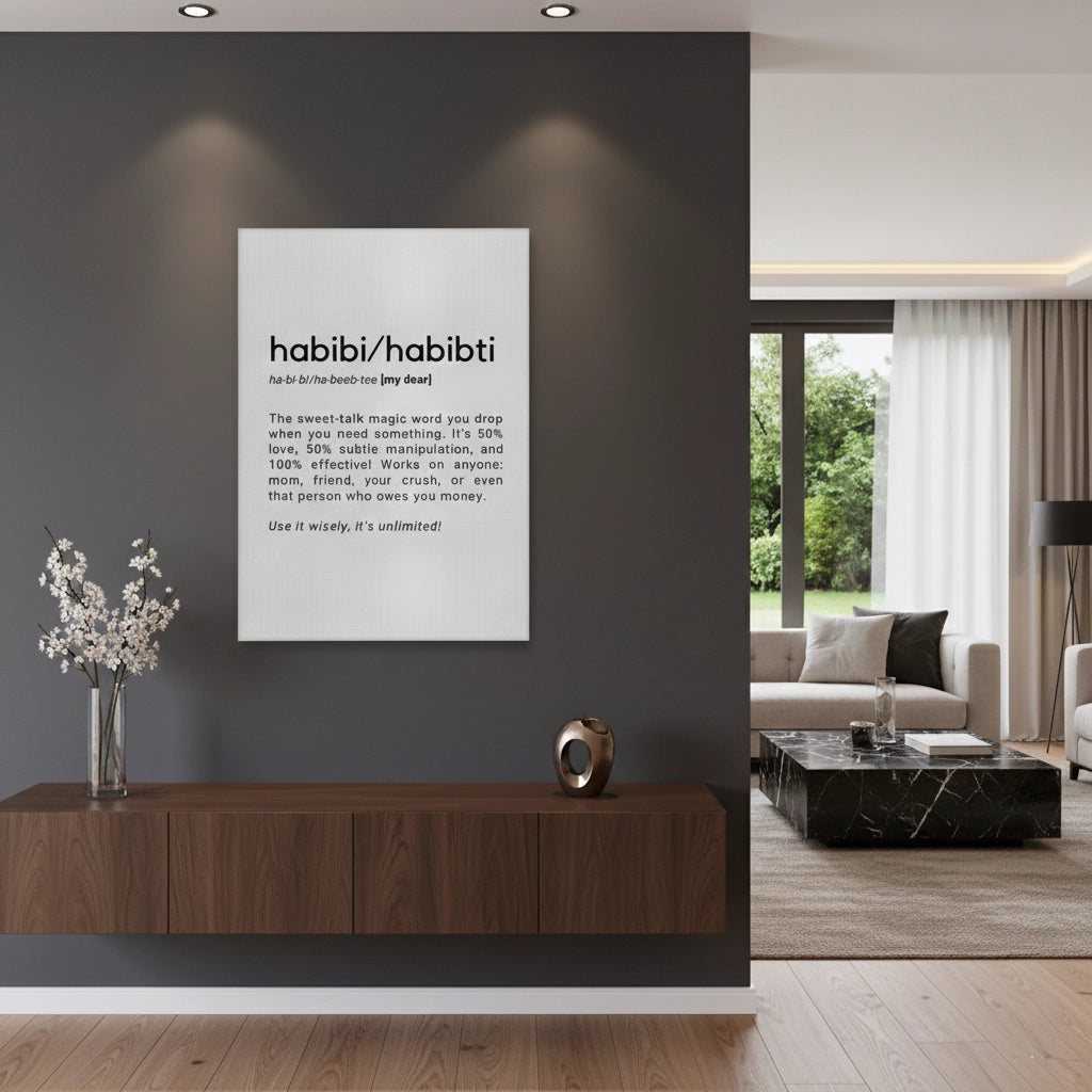 Habibi Habibti - Canvas
