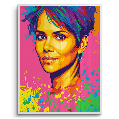 Halle Berry Pop Art - Fine Art