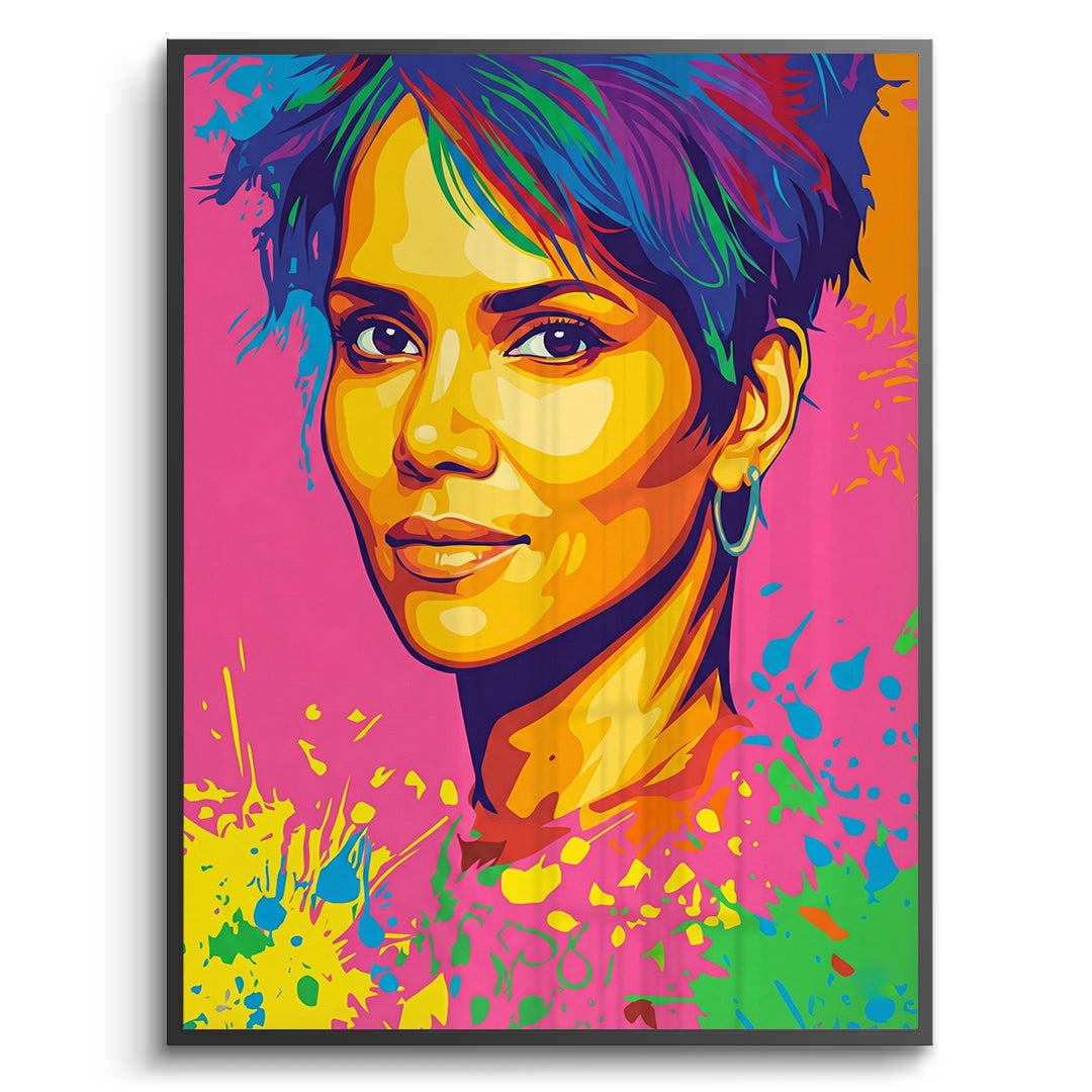 2Halle Berry Pop Art - Fine Art
