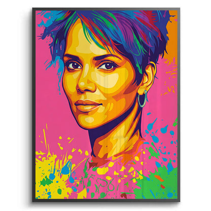 Halle Berry Pop Art - Fine Art