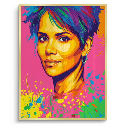 Halle Berry Pop Art - Fine Art