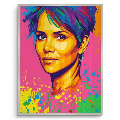 Halle Berry Pop Art - Fine Art
