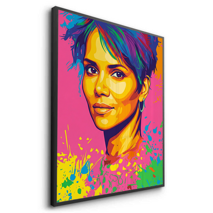 Halle Berry Pop Art - Fine Art