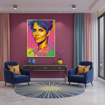 Halle Berry Pop Art - Fine Art