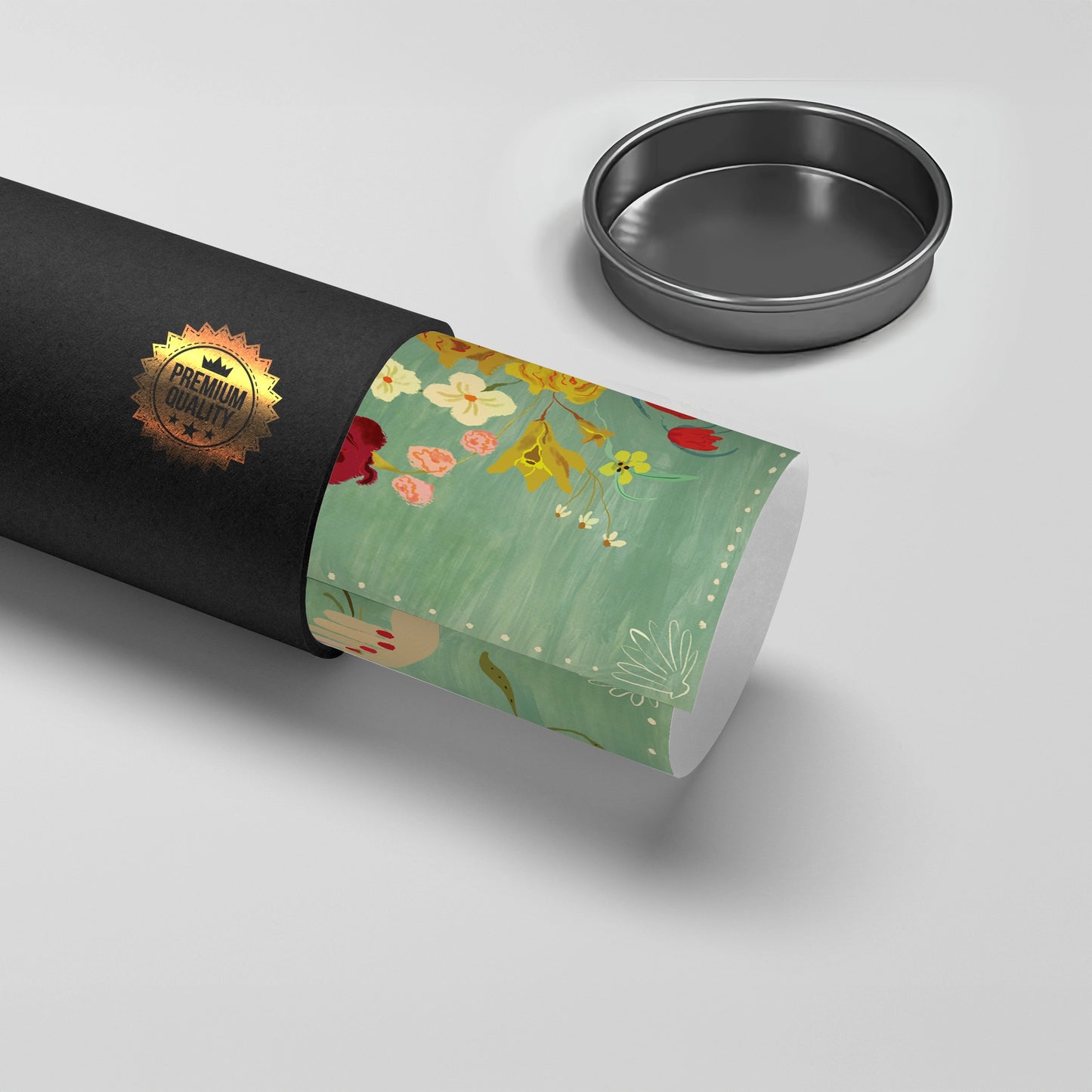 2Hand Holding Wildflower Bouquet - Poster