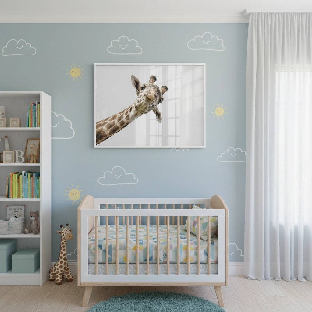 Happy Giraffe - Fine Art - Jasmineart.ae