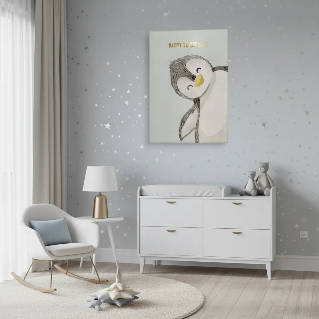 Happy To See You! - Canvas - Jasmineart.ae