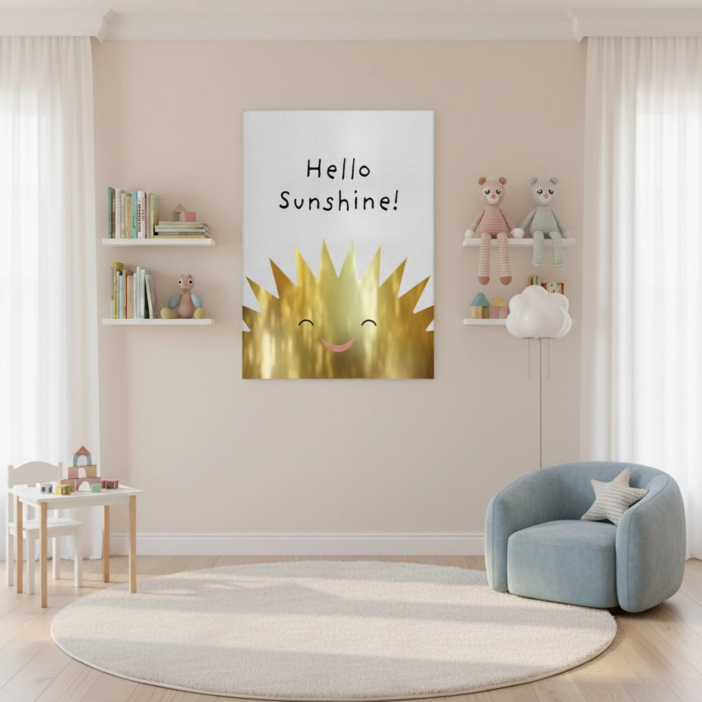 Hello Sunshine! - Canvas - Jasmineart.ae