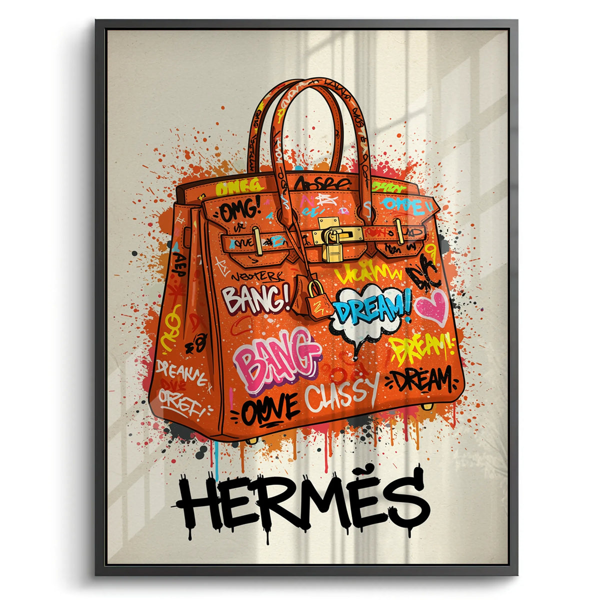 Hermès Reimagined - Acrylic - Jasmineart.ae