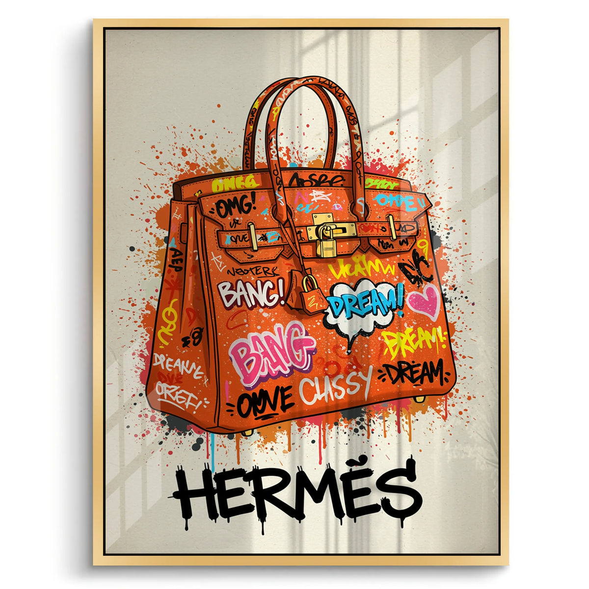 Hermès Reimagined - Acrylic - Jasmineart.ae